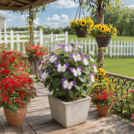 Moonlight Butterfly Flower Seeds – Exotic Blooming Plant for Home, Balcony & Garden